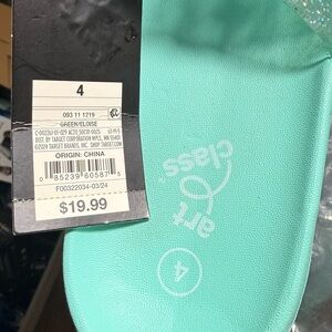 Art Class Teal Ballet Flats